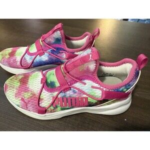 PUMA Child Softride Rift Slip on All Over Print Sneaker Girls Size 3